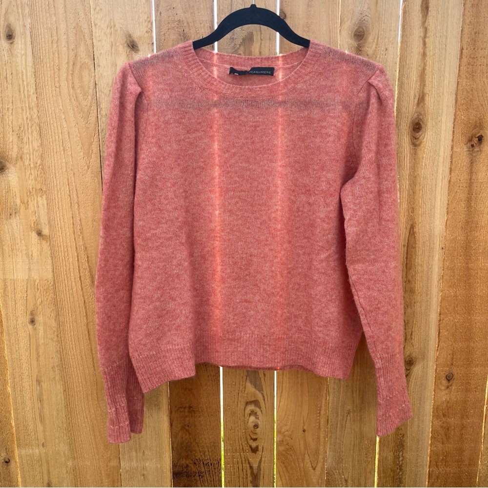 360 Cashmere Coral Crewneck Sweater XS